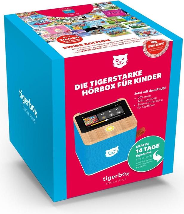 Tigermedia tigerbox TOUCH PLUS (bleu) - Edition suisse (Allemand)