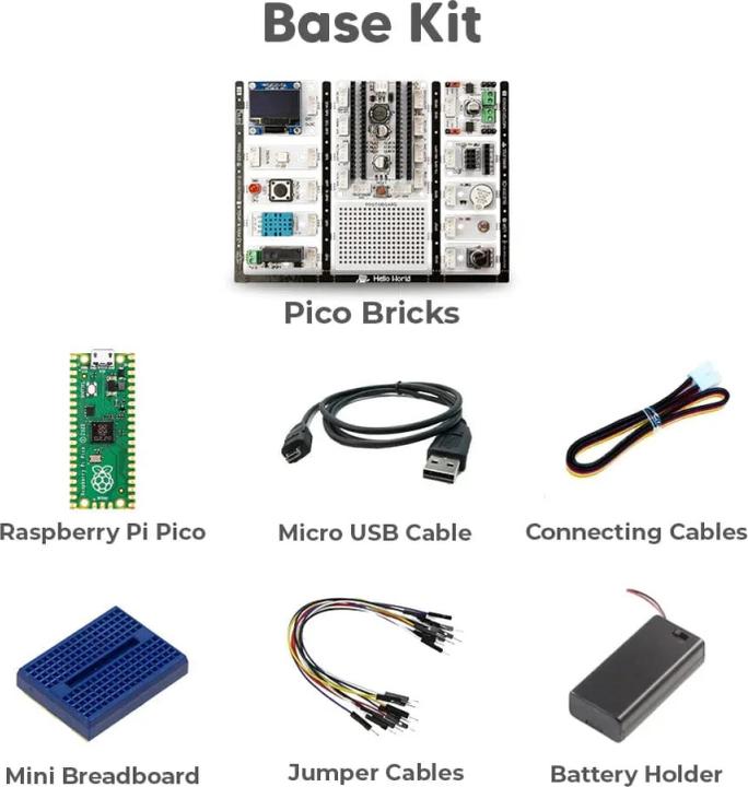 Image du produit Picobricks Pico Bricks Kit Kits de programmation et de développement électronique (Kit de base)
