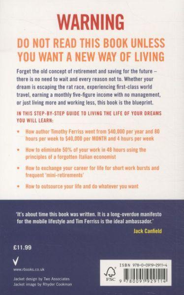 Nutritional values and ingredients The 4-Hour Work Week (English, Timothy Ferriss, 2011)