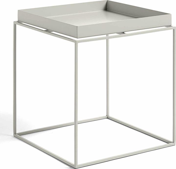 Powder-coated grey