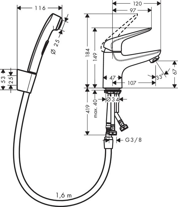 Actual product image hansgrohe 71144000