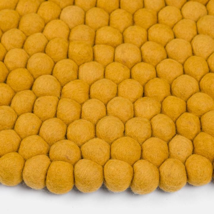 Image du produit Myfelt Klara Tapis de boules de feutre rond (90 x 90 cm)