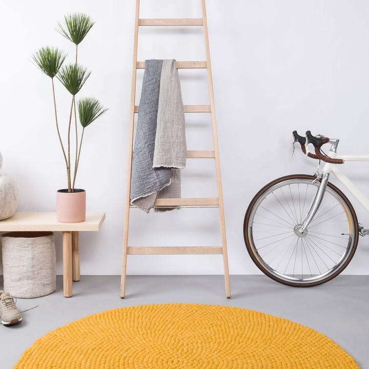 Image du produit Myfelt Klara Tapis de boules de feutre rond (90 x 90 cm)