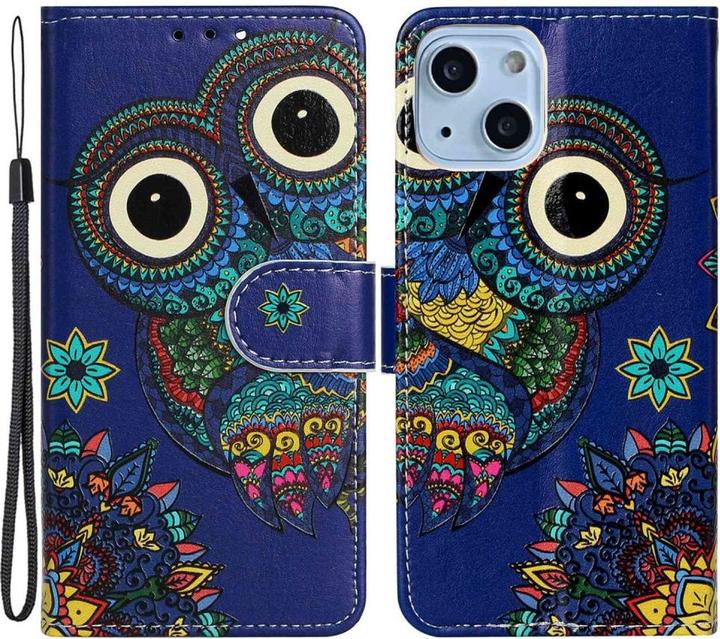 Image du produit Ueli Express iPhone 14 Livre Etui avec porte-carte Chouette (Apple iPhone 14)