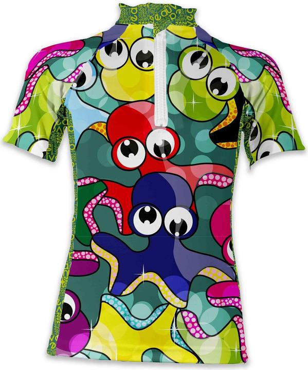 Produktbild Uvea Kinder UPF + Badeshirt arm Biarritz petite pieuvre (104, 106, 110, 105 A)