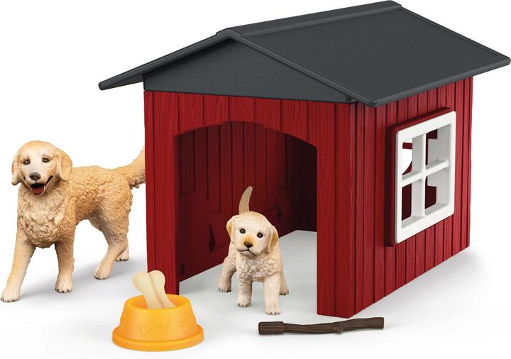 Image du produit Schleich Niche pour chiens avec Goldenretriever