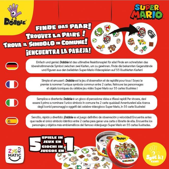 Actual product image Zygomatic Asmodee Dobble Super Mario (German)