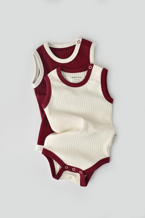 BabyCosy Body. ärmellos. 2 Pack (62)