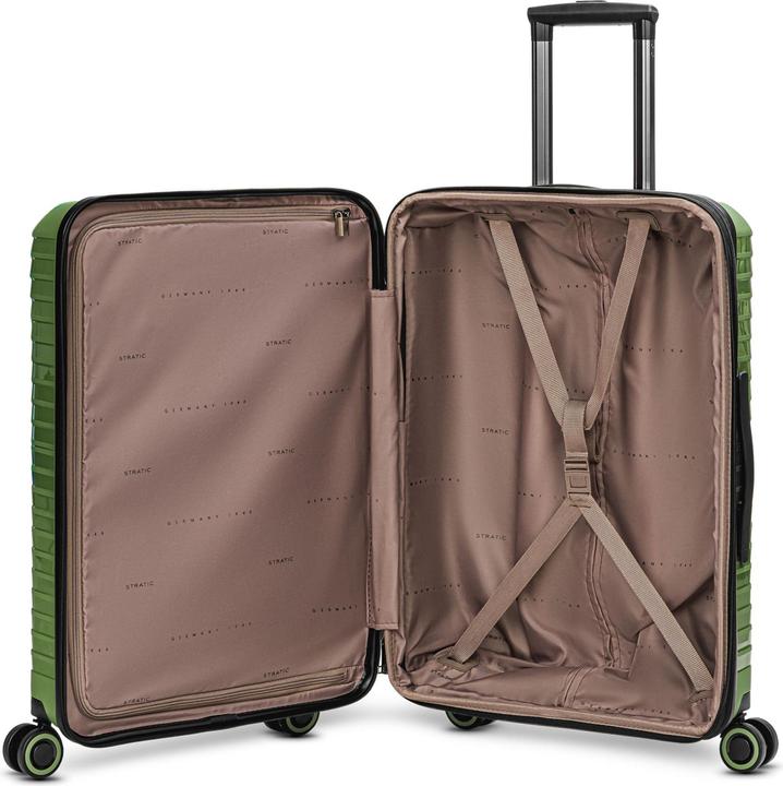 Actual product image Stratic Shine 4-wheel trolley 65 cm with expansion fold (69 l, M (50 - 90l))