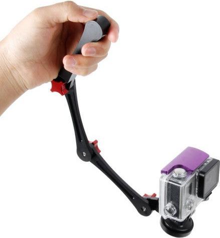 Actual product image Hermex Selfie tripod connection HERO 5 / 4 / 3+ / 3 / 2 / 1 monopod monopod telescopic rod (1, 3, 4, GoPro Hero 5)