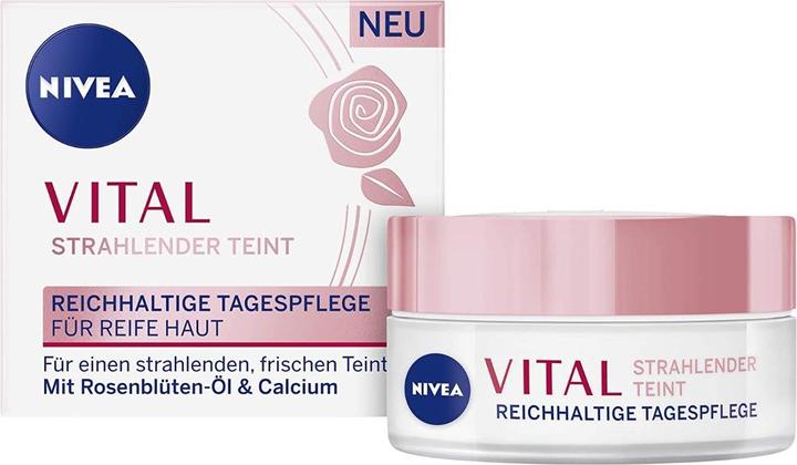 Produktbild NIVEA Vital Anti-Age Tagespflege strahlender Teint Topf 50 ml (50 ml, Tagescreme)