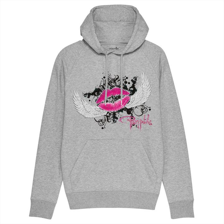 Actual product image Pompöös Hoodie men "kiss mouth" - limited edition - size XL (XL)