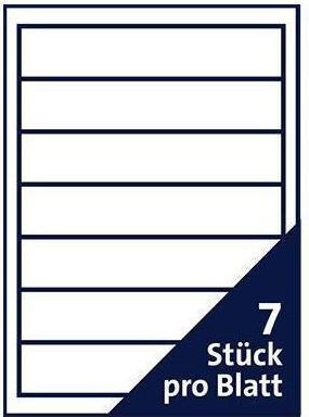 Immagine prodotto Soennecken Etichetta per cartelle 66308 narrow/short sk bianco 700 pz./pack.