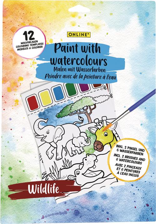 Immagine prodotto Online Set di pittura con acquerelli
