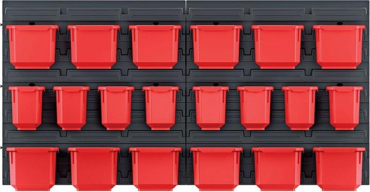 Produktbild Kistenberg Hängewand mit 20 Werkzeugkästen ORDERLINE 800x165x400