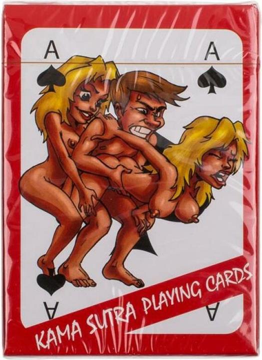 Actual product image Joke Items Playing cards Kamasutra comic, 54 cards