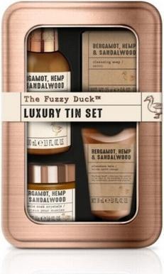 Produktbild Baylis & Harding Gift set in a tin Bergamot. Hemp & Sandalwood 4 pcs (Bartpflege set)