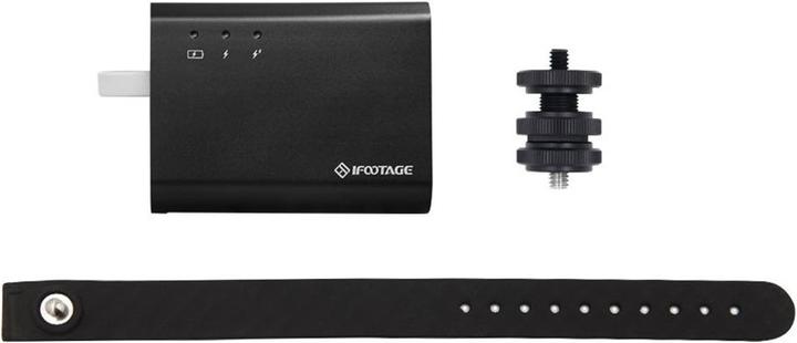 iFootage Electric Ray Black ohne Batterie-Dummy (Kamera Akku Ladegerät)