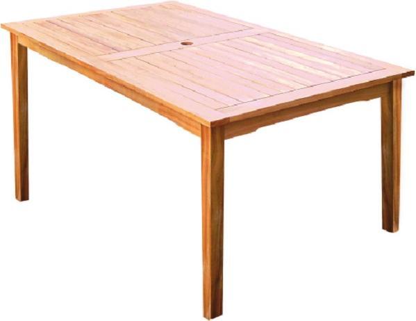 Immagine prodotto Jet-Line Tavolo Legno Santa Cruz Giardino Terrazza Balcone (150 cm)