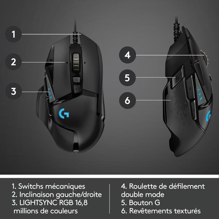 Immagine prodotto Logitech G G502 Hero (Cablato)