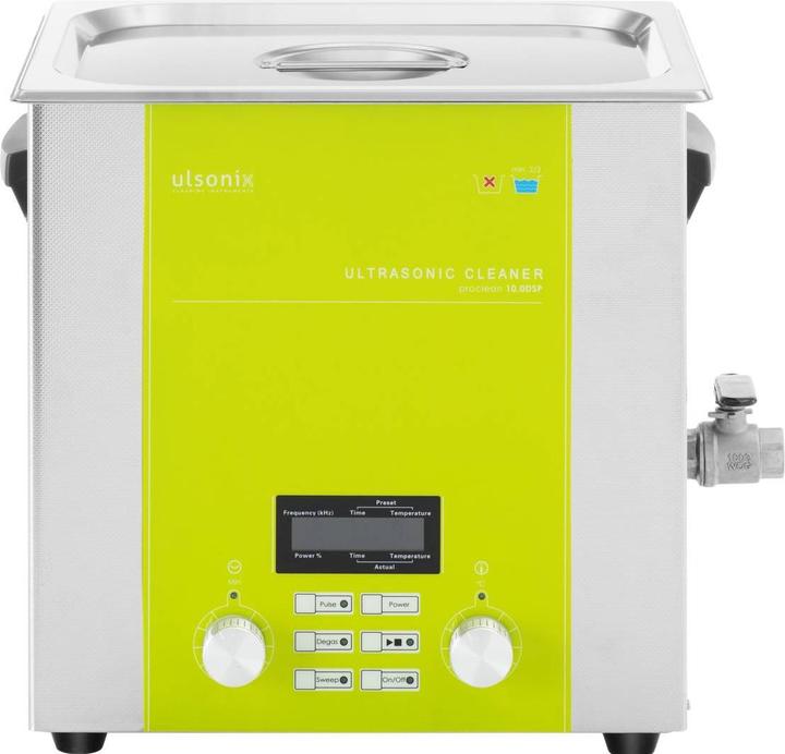 Produktbild Ulsonix Ultraschallgerät Degas Sweep Pulse Ultraschallreiniger Ultraschallbad 10 L 320 W (37 kHz, 10000 ml)