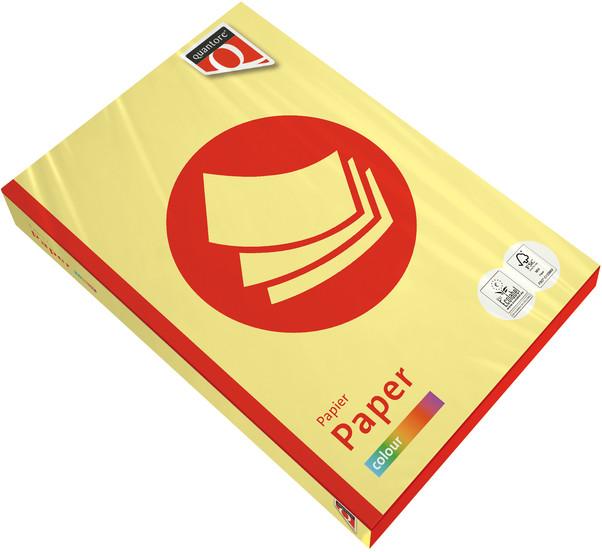 Produktbild Quantore Gelbes A4-Papier 80 Gramm 500 Blatt (80 g/m², A4)