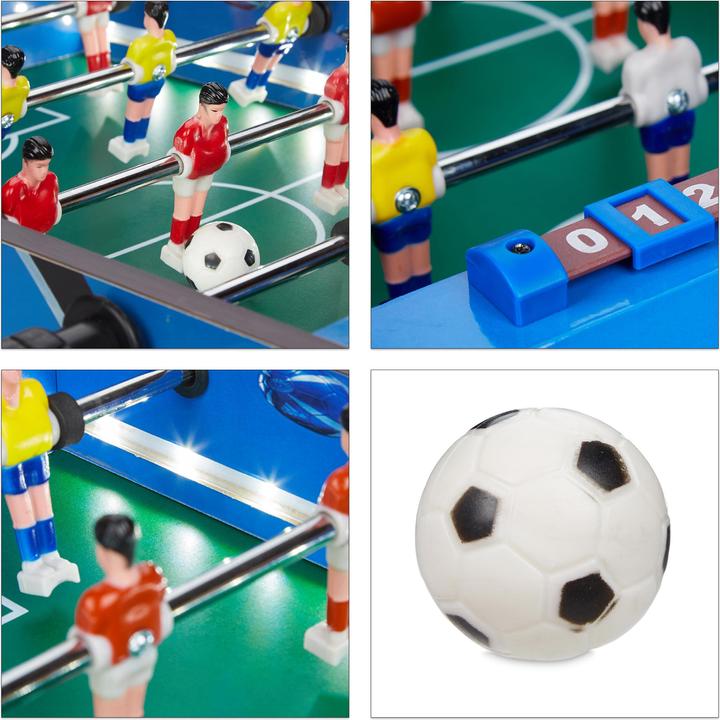 Actual product image Relaxdays LED Table Foosball