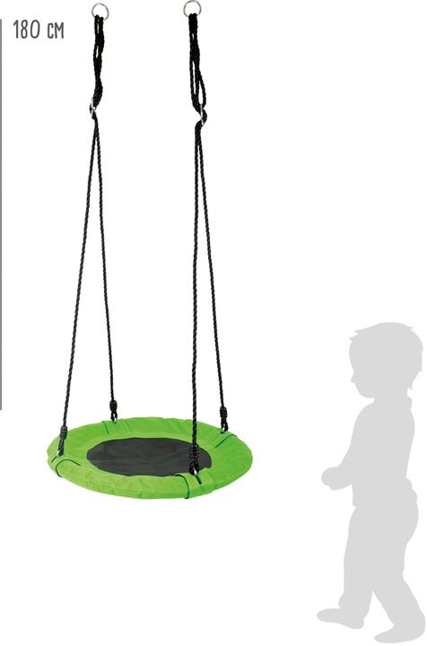 Actual product image small foot Nest swing Lawn