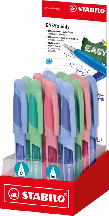 Produktbild STABILO Easybuddy 16er Karton Display (Pastellfarben, 16 x)