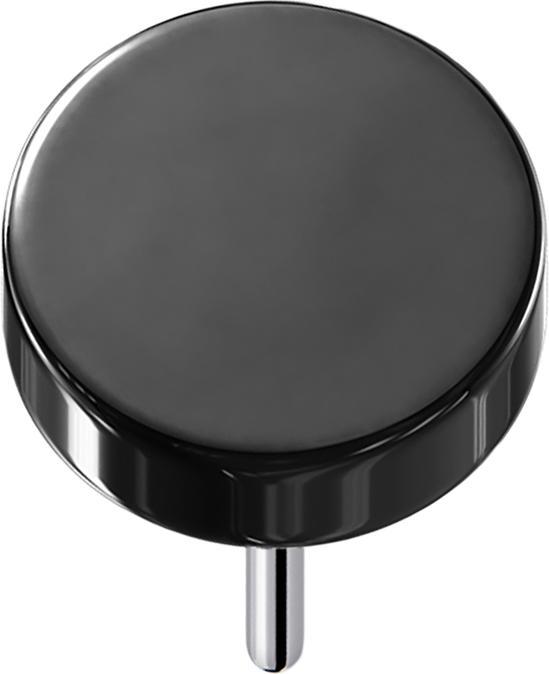 Star Piercing Threadless Scheibe schwarz (ohne Messing, Titan G23)