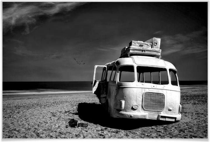 Produktbild Trenddeko Depaepe - Beached Bus (120 x 80 cm)