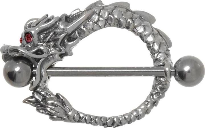 Bijouteria Brustpiercing (Kristall, Silber 925, Chirurgenstahl 316L)