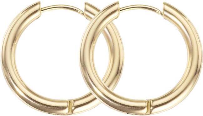 Bijouteria Creolen (PVD Beschichtung (goldfarbig), Chirurgenstahl 316L)