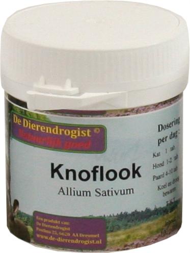 Actual product image Dierendrogist Knoflook tablets (Dog, Cat)