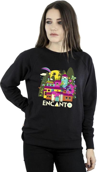 Actual product image Disney Womens/Ladies Encanto Many Houses Sweatshirt (XL)