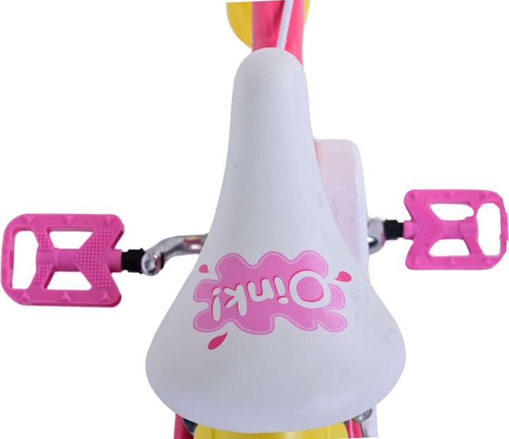 Immagine prodotto Peppa Pig Bicicletta per bambini rosa da 12 pollici con rotelle staccabili e due freni a mano - sicurezza u (12")