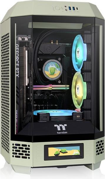 Image du produit Thermaltake The Tower 250 Vert Matcha (Mini-ITX)
