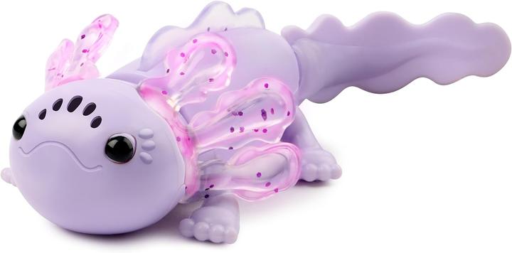 Productafbeelding WowWee Fingerlings Interactieve Baby Axolotl, Auggie (Paars), Zwemt & Licht Op