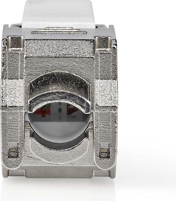 Actual product image Nedis Keystone | CAT6a | RJ45 socket | S/FTP | metal | box (S/FTP, CAT6a, 0.04 m)