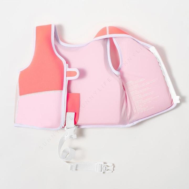 Sunnylife Swim Vest 3-6 Neon Strawberry (3, 4, 5, 6)