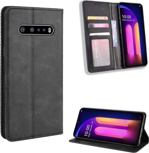 Produktbild MU Classic Retro Leder Bookcover Series (LG V60 ThinQ 5G)