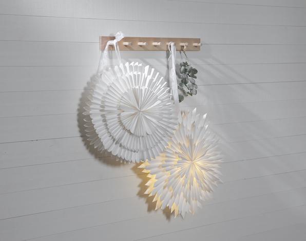 Produktbild Star Trading Stern Frost Papier, 50 cm, indoor