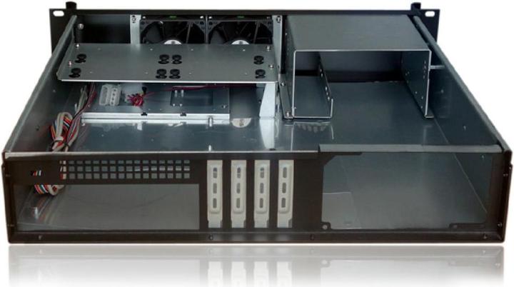 Produktbild Techly I-CASE IPC-240L - Rack - Server - Aluminium - Stahl - Schwarz - Micro ATX,Mini-I