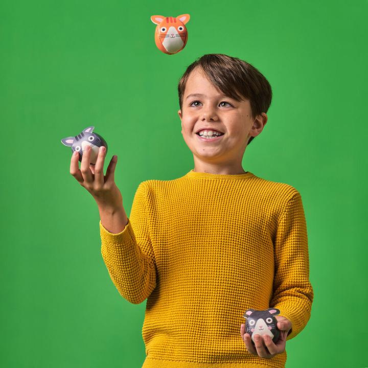 Actual product image Kikkerland Juggling Cats