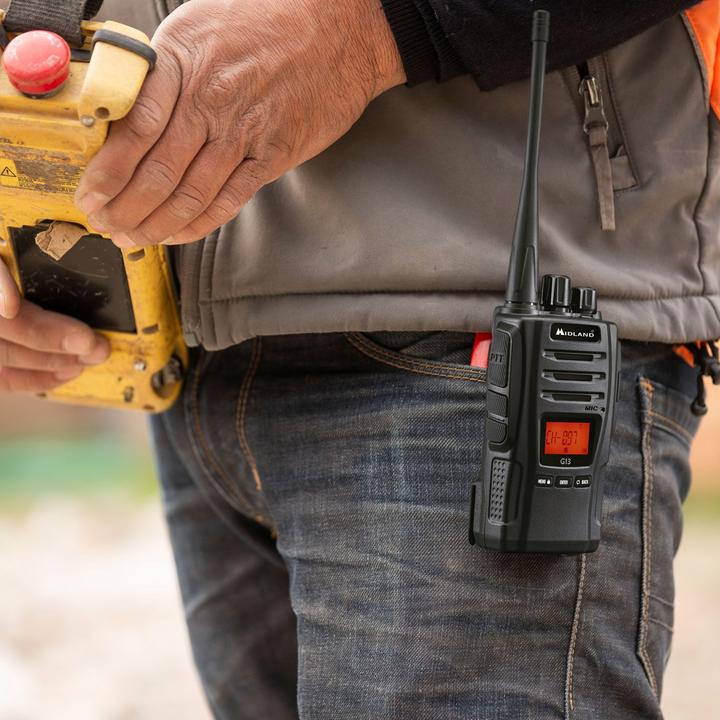 Produktbild Midland G13 Funkgerät, PMR446 16 Kanäle, Standlader, Akkupack 2600 mAh (C1462) (12 km)
