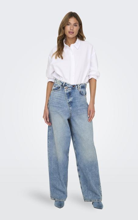 Immagine prodotto Only Taglio a gamba larga Jeans a vita media Jeans a taglio largo (W30/L32)