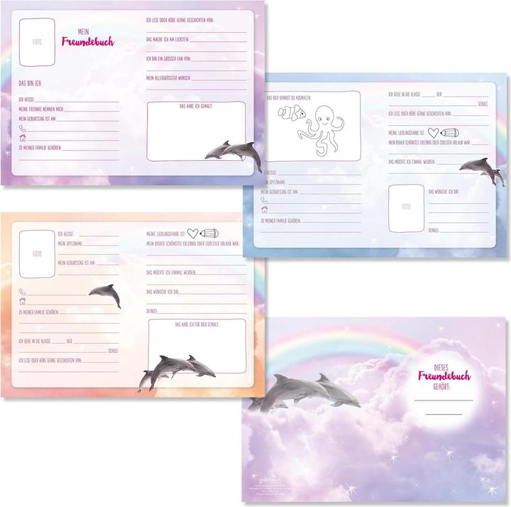 Actual product image Goldbuch Friends book (A5, Lined, Hardcover)