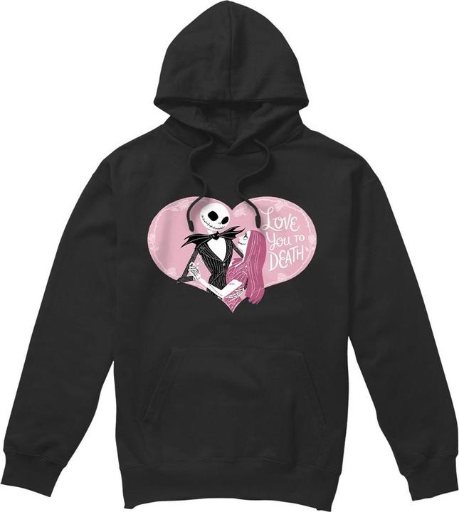 Immagine prodotto The Nightmare Before Christmas Love You To Death Felpa con Cappuccio San Valentino Uomo (M)