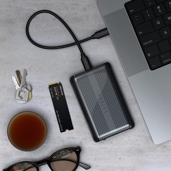 Actual product image Satechi USB4 NVMe SSD Pro (M.2 2280, M.2 2260, M.2 2242)