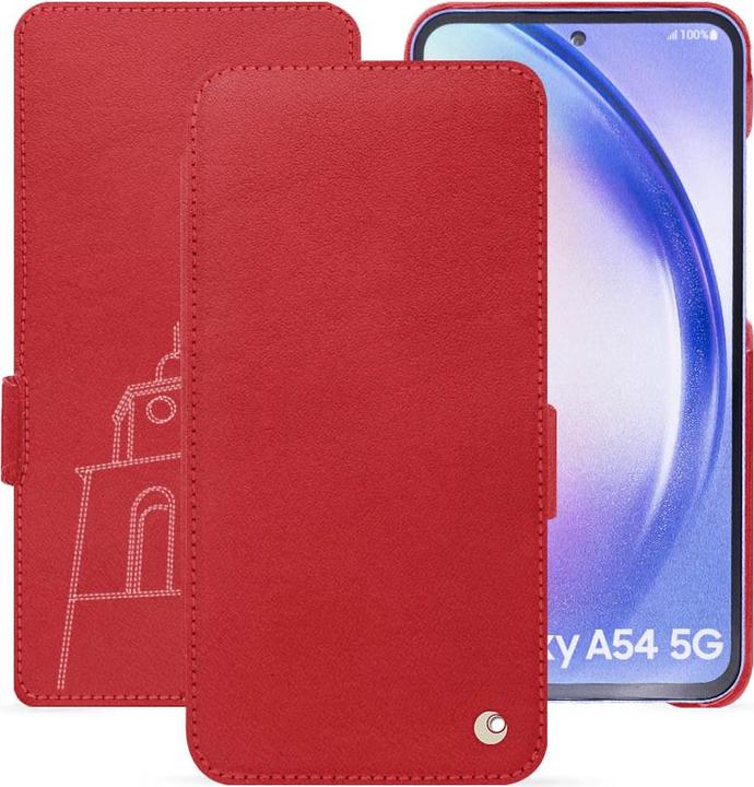 Actual product image Noreve Horizontal leather flap shell (Samsung Galaxy A54 5G)
